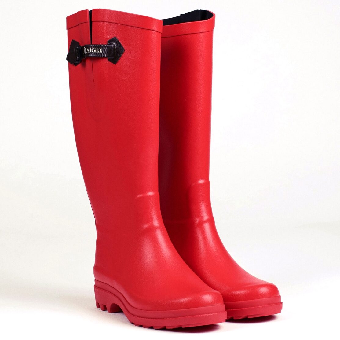 Ladies Red Aiglentine Wellington Boots