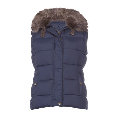 Baleno Ladies Berverly Quilted bodywarmer - Navy Blue