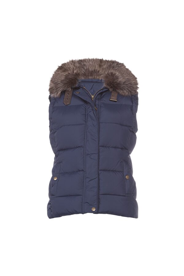 Baleno Ladies Berverly Quilted bodywarmer - Navy Blue