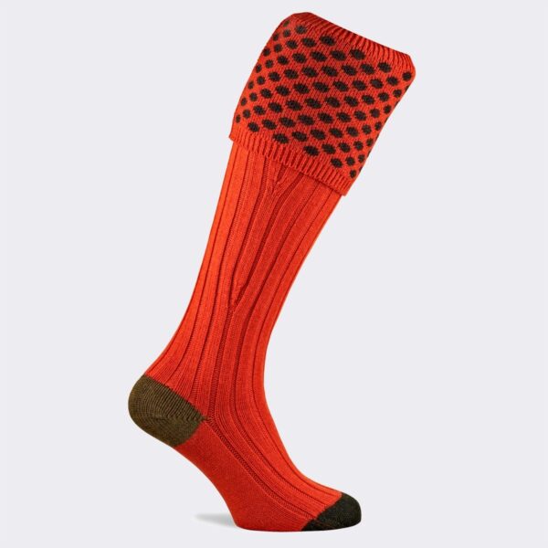 Pennine Viceroy Shooting Sock - Orange