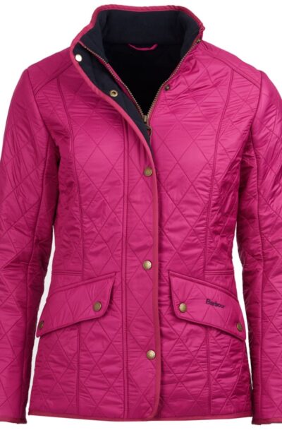 Barbour Cavalry Polarquilt Jacket berry pink