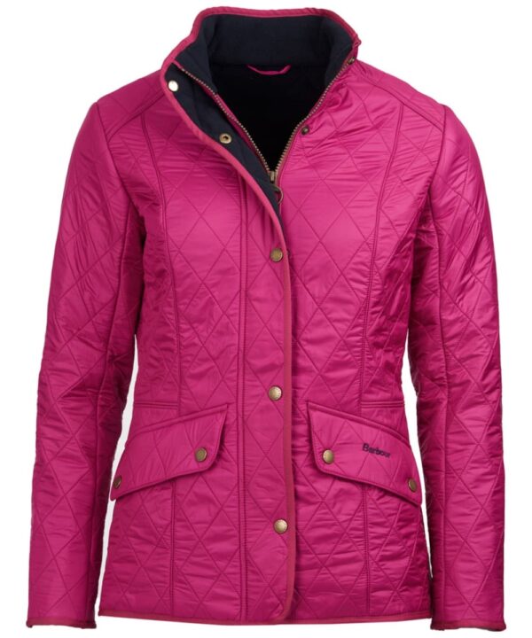 Barbour Cavalry Polarquilt Jacket berry pink