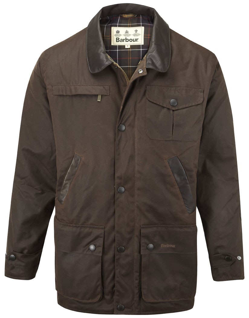 barbour bushman wax jacket 